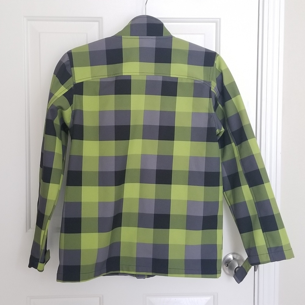 Free Country men's green checkered jacket size M - Picture 7 of 7